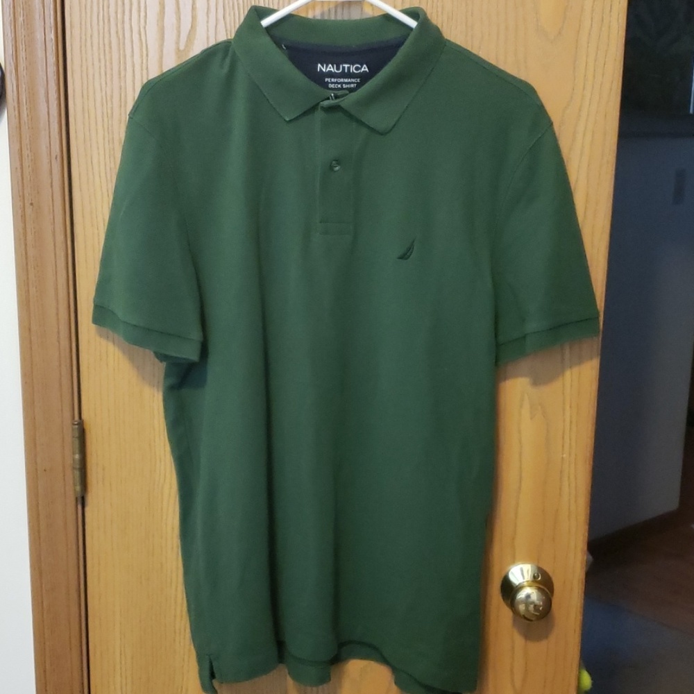 Nautica Never Worn Green Polo Shirt
